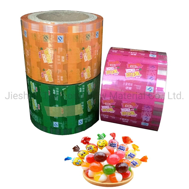 Aluminum Metallized PVC Film Pet Twist Film for Candy Packing Metalic Toffee Packaging Film