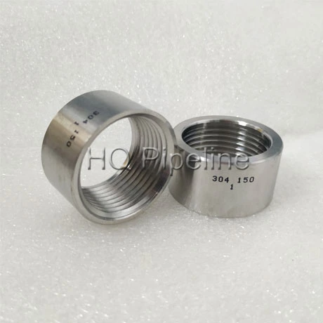 Bsp/NPT Female Thread Threaded Seamless Stainless Steel Pipe Couplings