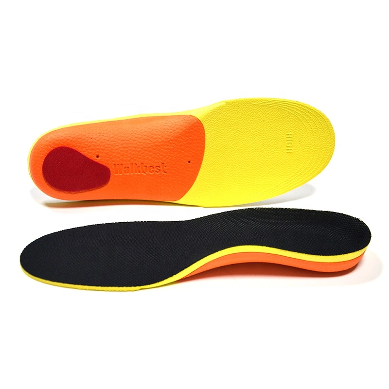 High Arch Support Orthotic Shoe Insert EVA Insole Breathable Absorbent Shoe-Pad for Flat Feet