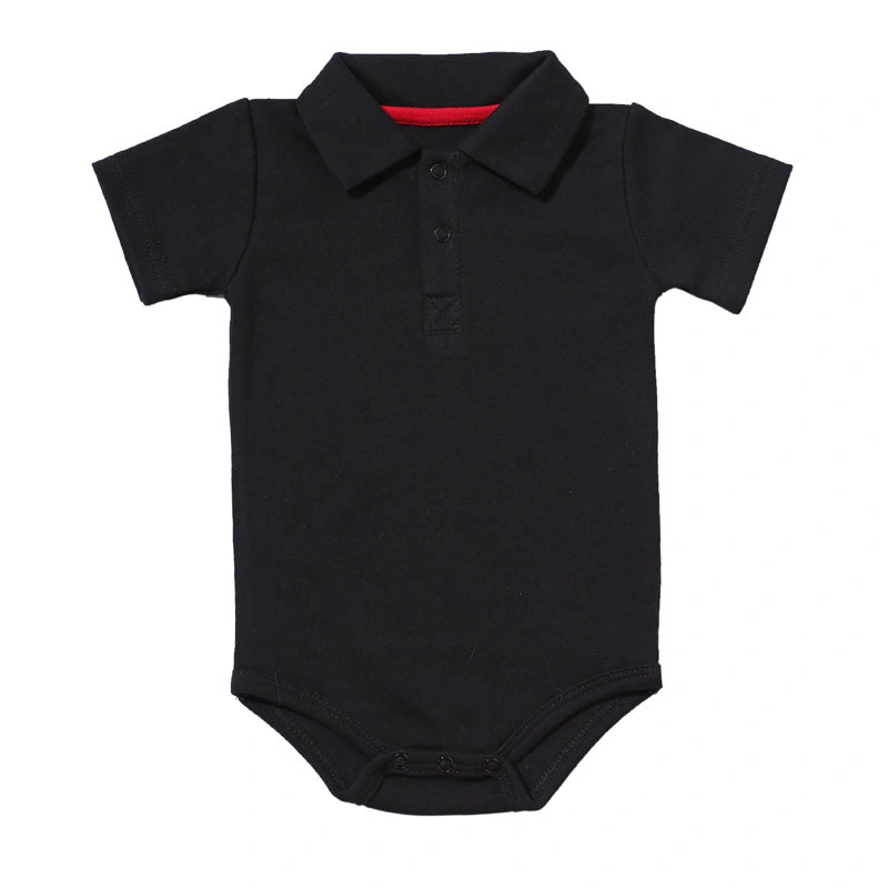 Boys Baby Rompers Summer Polo Shirt Infant Jumpsuit Solid Cotton Girls Clothing Short Sleeve Newborn Baby Clothes