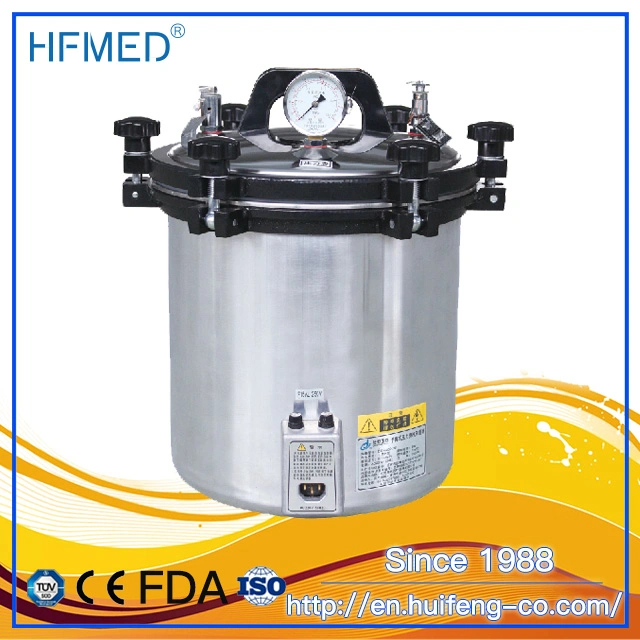 18L/24L Autoclave Portátil Esterilizador a Vapor de Pressão