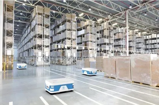 Roboct Auto Warehouse Roboter Omnidirectional Mobile Lagertechnik