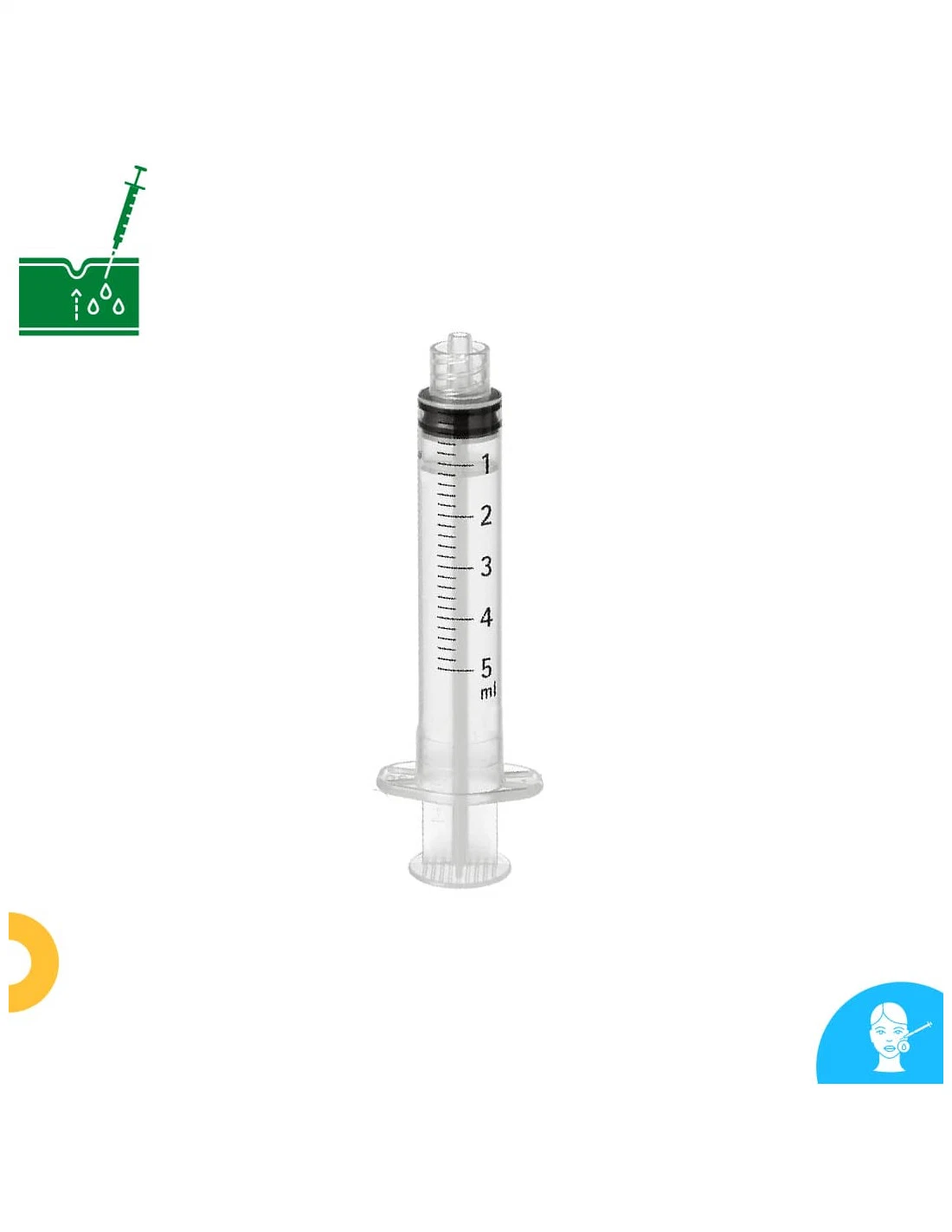 Fabricación de instrumentos médicos en existencias jeringa de nuevos productos médicos desechables Luer Lock CE/ISO/FDA