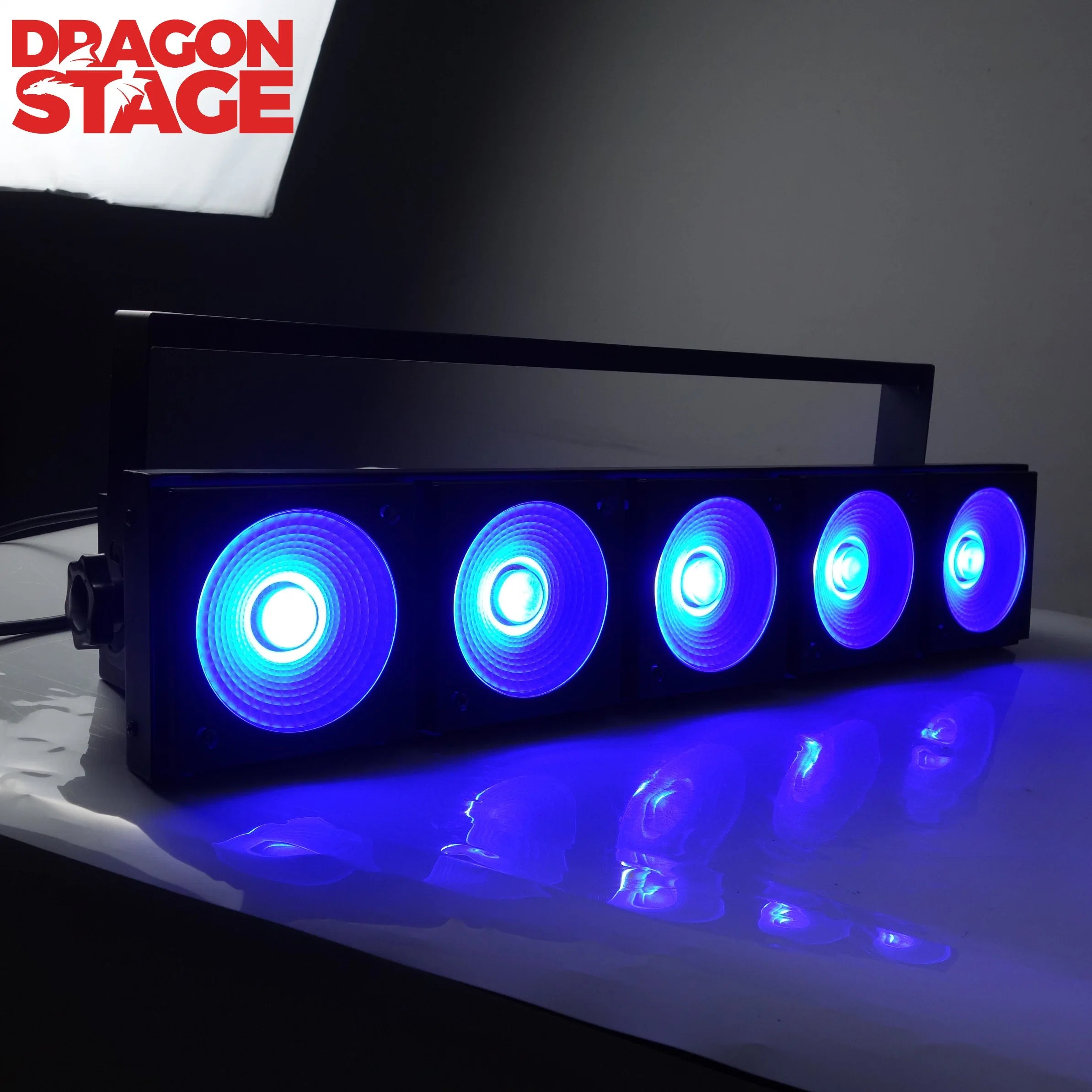 Luz de escenario Dragonstage con control DMX, decoración de fiesta de Navidad, al por mayor, LED 5 ojos, barra de luz lavadora de pared de matriz camaleón