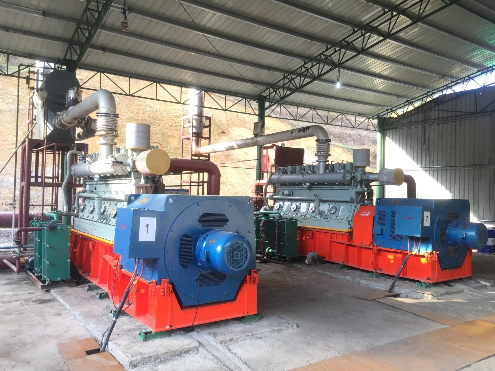 Biogas Biomass Methane Syngas Engine Generator Power Generator