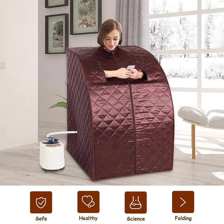 Accueil utilisation 1 personne portable pliable Mini infrarouge sauna tente