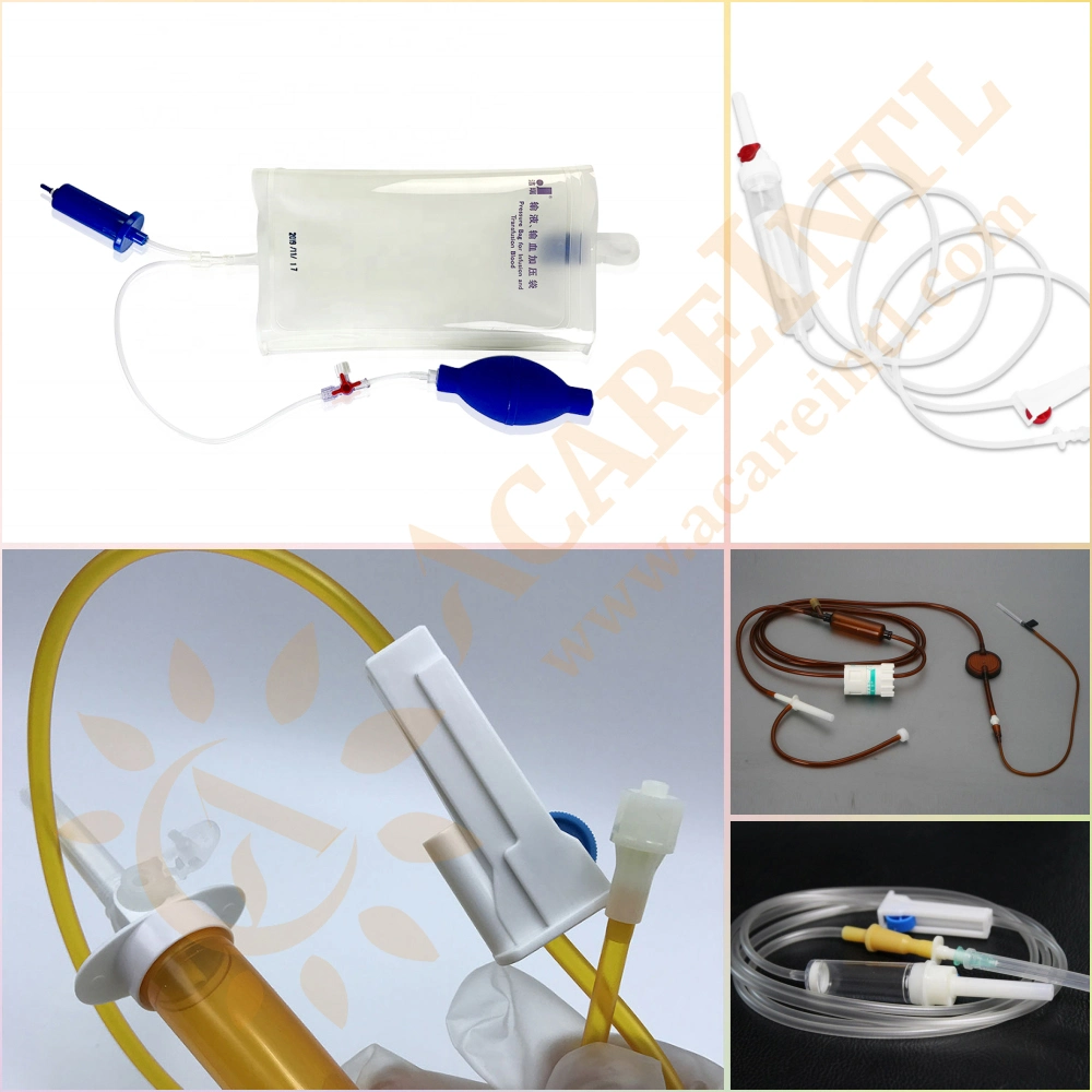 Комплект для переливания крови медицинского оборудования одноразовая медицинская стерилизация с CE &amp;ISO