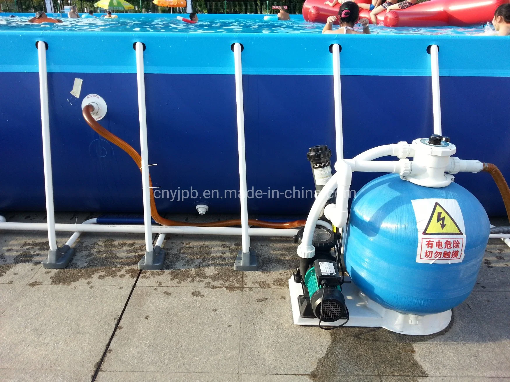 Acima do solo com lona de PVC Equipamentos Piscina