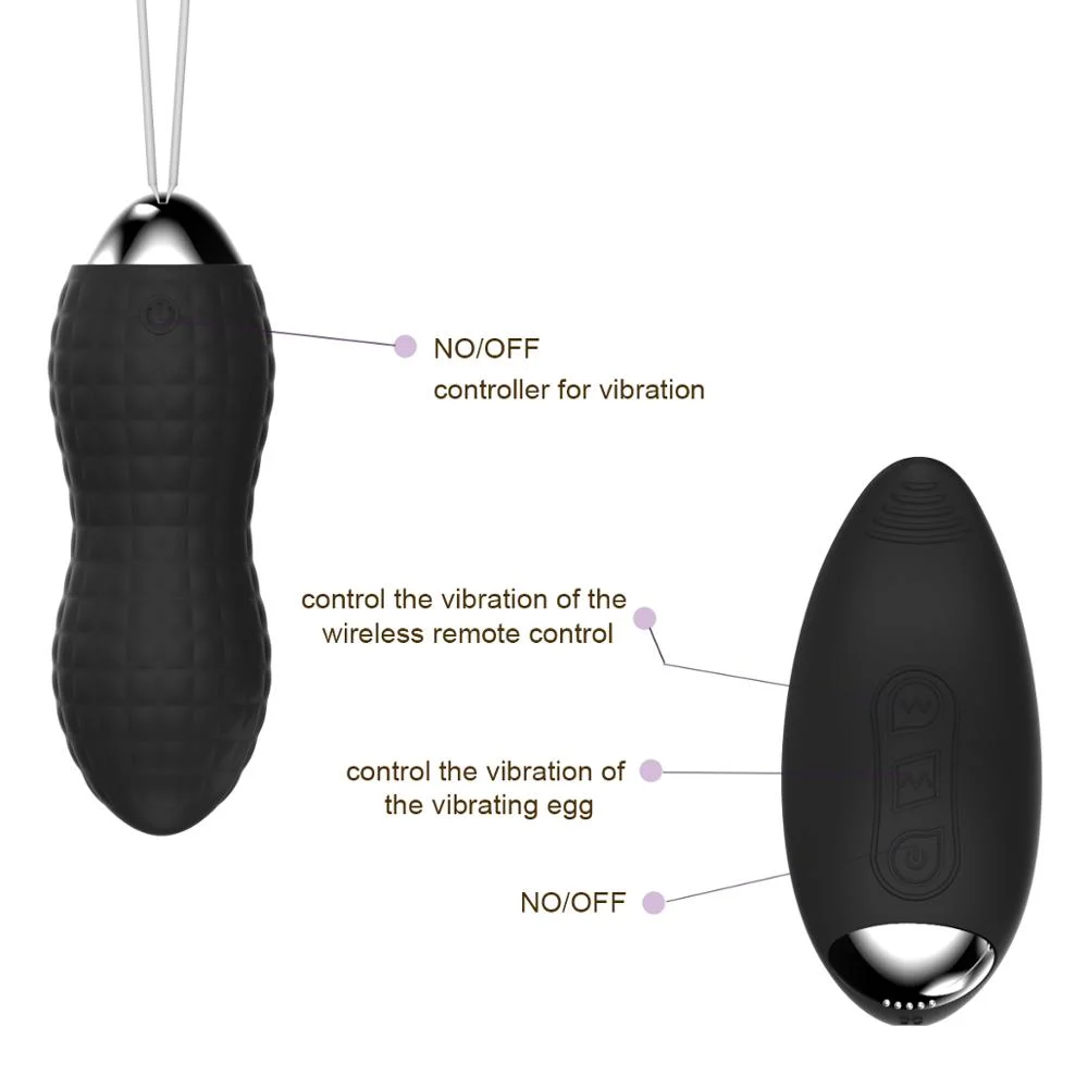 Vibrating Wireless Remote Control Love Eggs Silicone Vibrator Sex Toys for Woman