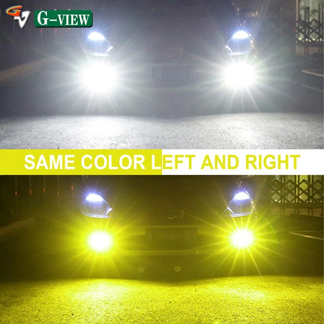 G-View LED مربع حزمة ODM&amp;OEM H1 H4 H7 H8 H11 H10 9005 9006 قطع غيار السيارات