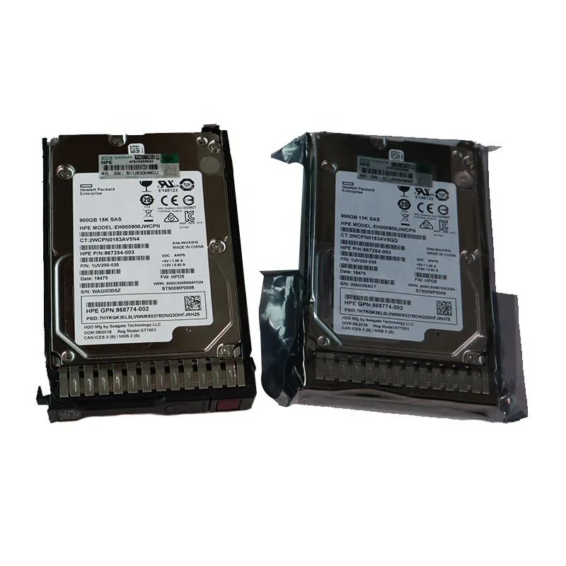 Hpe 900g 15K Hpe Hard Disk 900g Sas 12g 15K 2.5 HDD 870759-B21 Hpe HDD