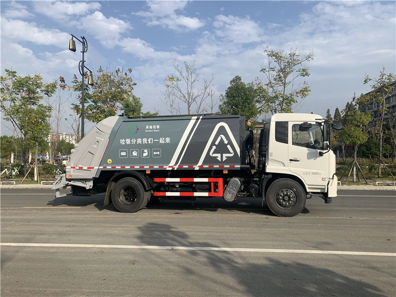 2023 New Model Manufacturer China 4X2 Middle Size 10 Cbm 12 Cbm 15 Cbm Waste Garbage Collection Compressor and Delivery Rubbish Bin Garbage Truck