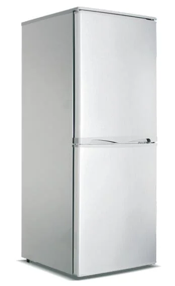 135L Double Door Fridge Top Fridge Bottom Freezer