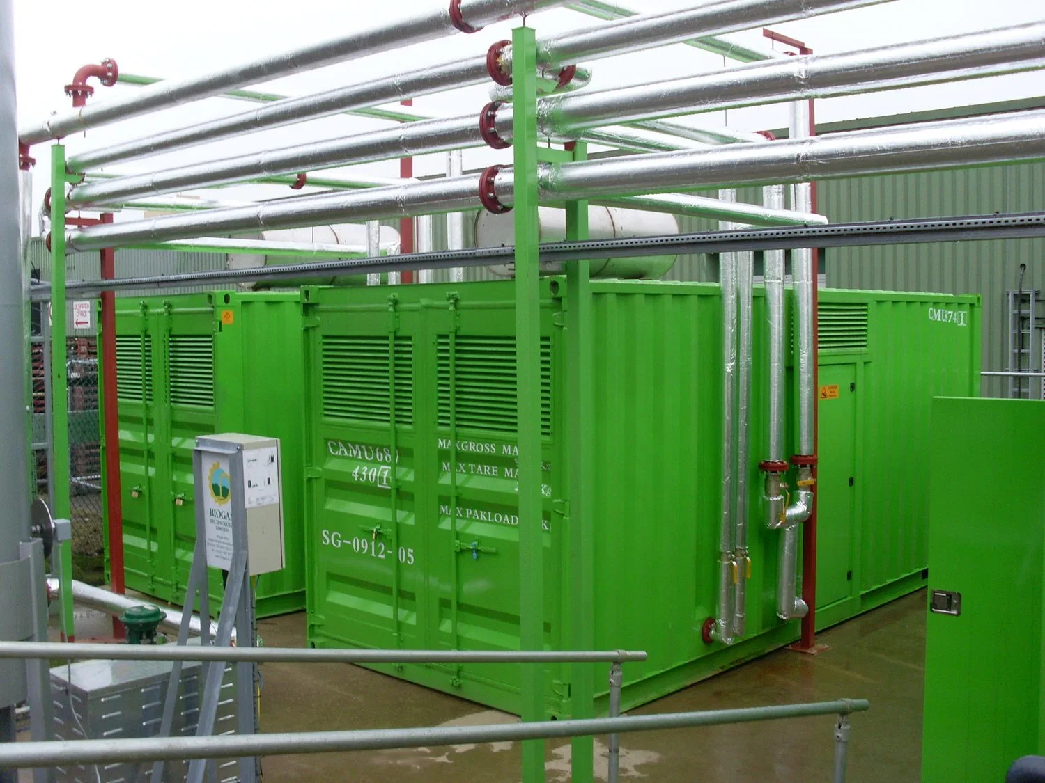 Natural Gas/Biogas Generator Set with Co-Generation Power Project