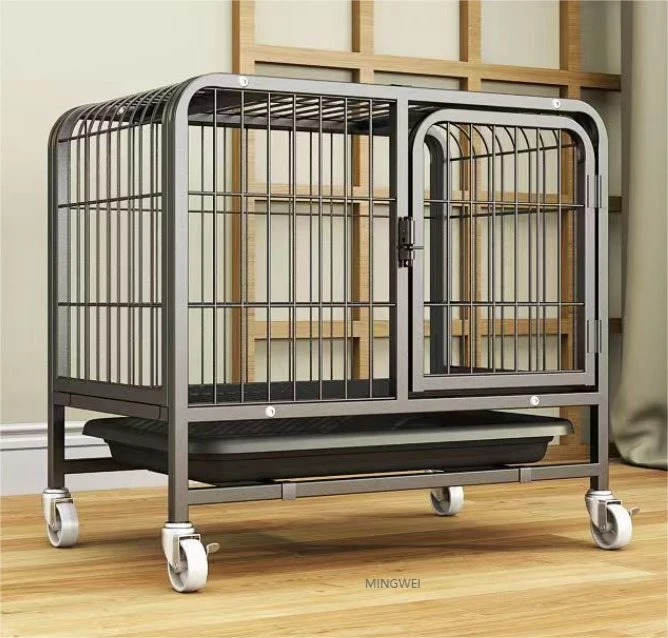 Mingwei Metal Iron Wire Foldable Cheap Pets Dog Breeding Cages Large Dog Crate Kennels