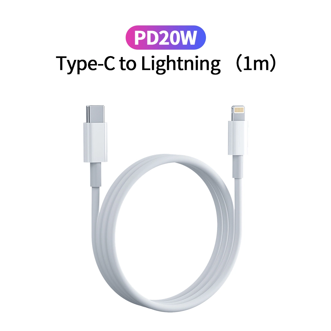 Cable PD tipo C para iPhone 13 12 PRO Xs Max xr MacBook 20W PD 3A Cargador rápido