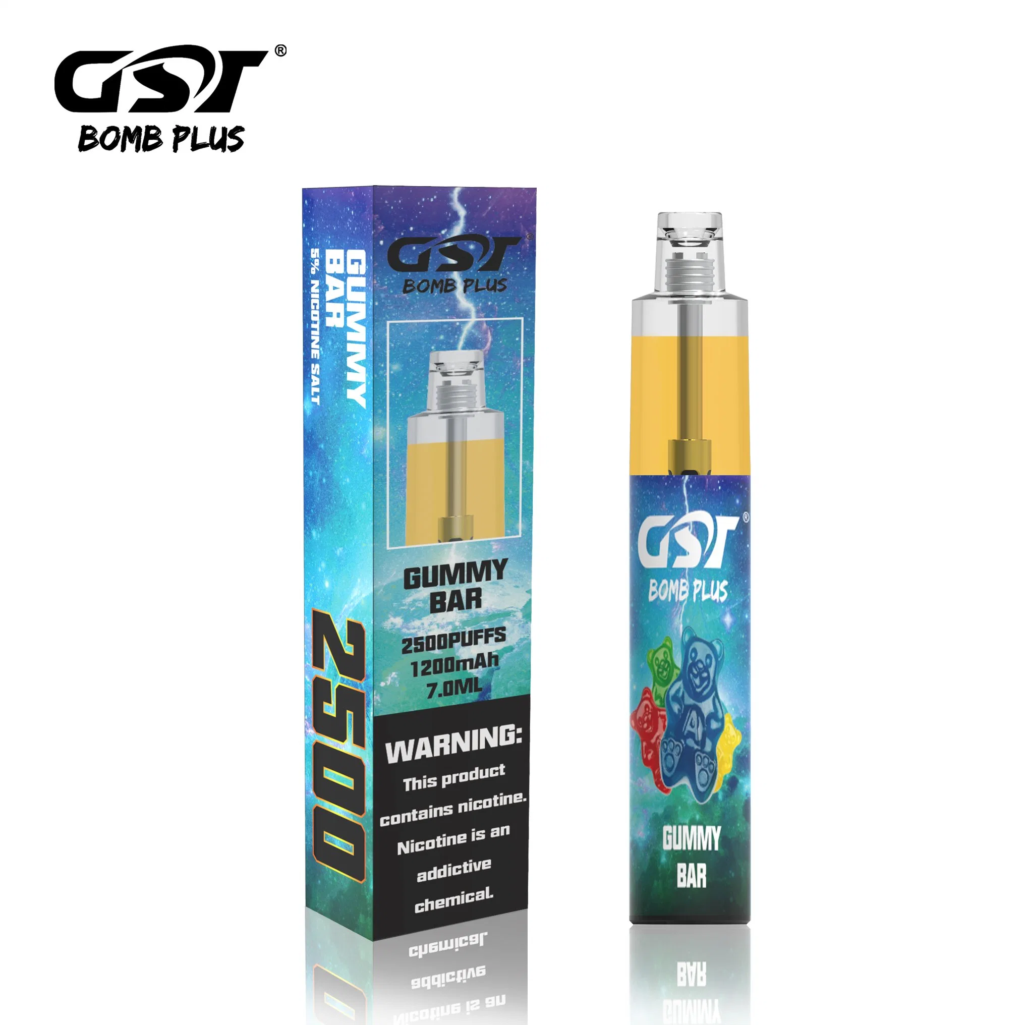 Gst Bomb Plus 2500puffs Vapor Vape Pen Wholesale/Supplier Disposable/Chargeable Ecig vape