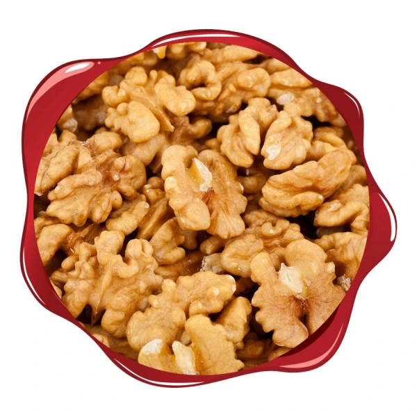 Organic Light Amber Halves Walnut Kernels