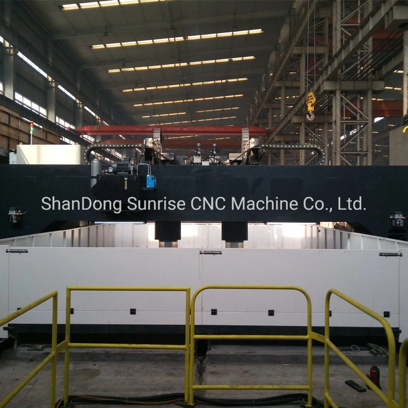 Big Size Steel Plate Drilling Machine High Speed for Condenser Boiler Bridge Industry