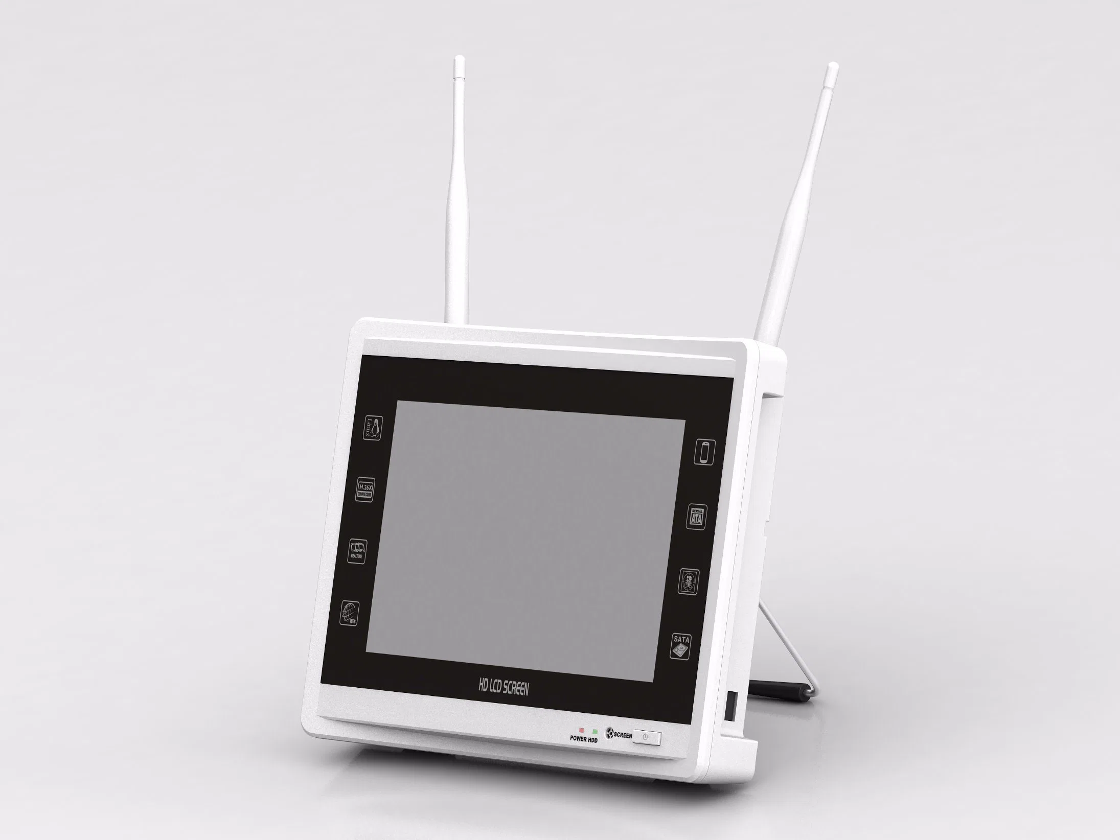 P2P 4CH 960p Surveillance NVR WiFi Moniteur LCD 11"'4PCS IR caméra IP sans fil à l'extérieur du système de sécurité kits avec disque dur 1 To