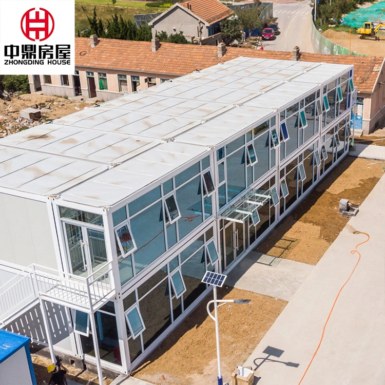 Dormitory Temporary Offices Hebei Office Folding Container House Hq40-12sets