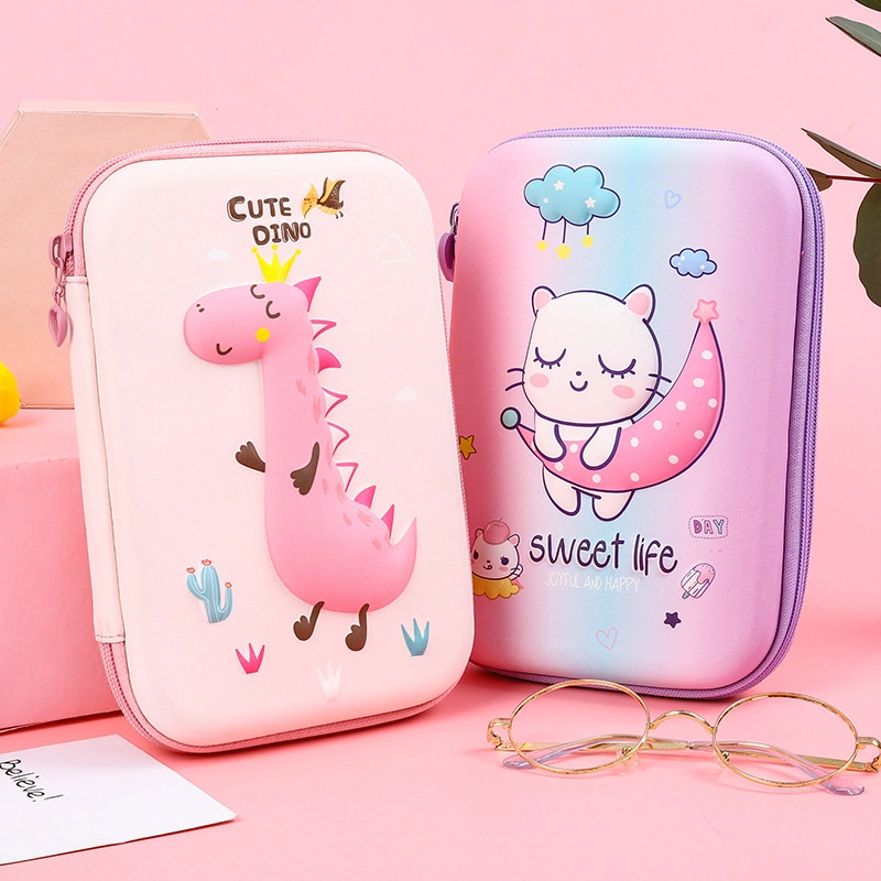 EVA Cartoon Office Primary School Students Stationery Advertising Promotion Gift Children Kids Child Pencil Bag Case Box (CY3763)