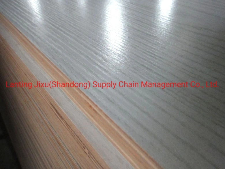 Wood Grain 7 Ply Melamine Plywood for Doors Design and Cabinet