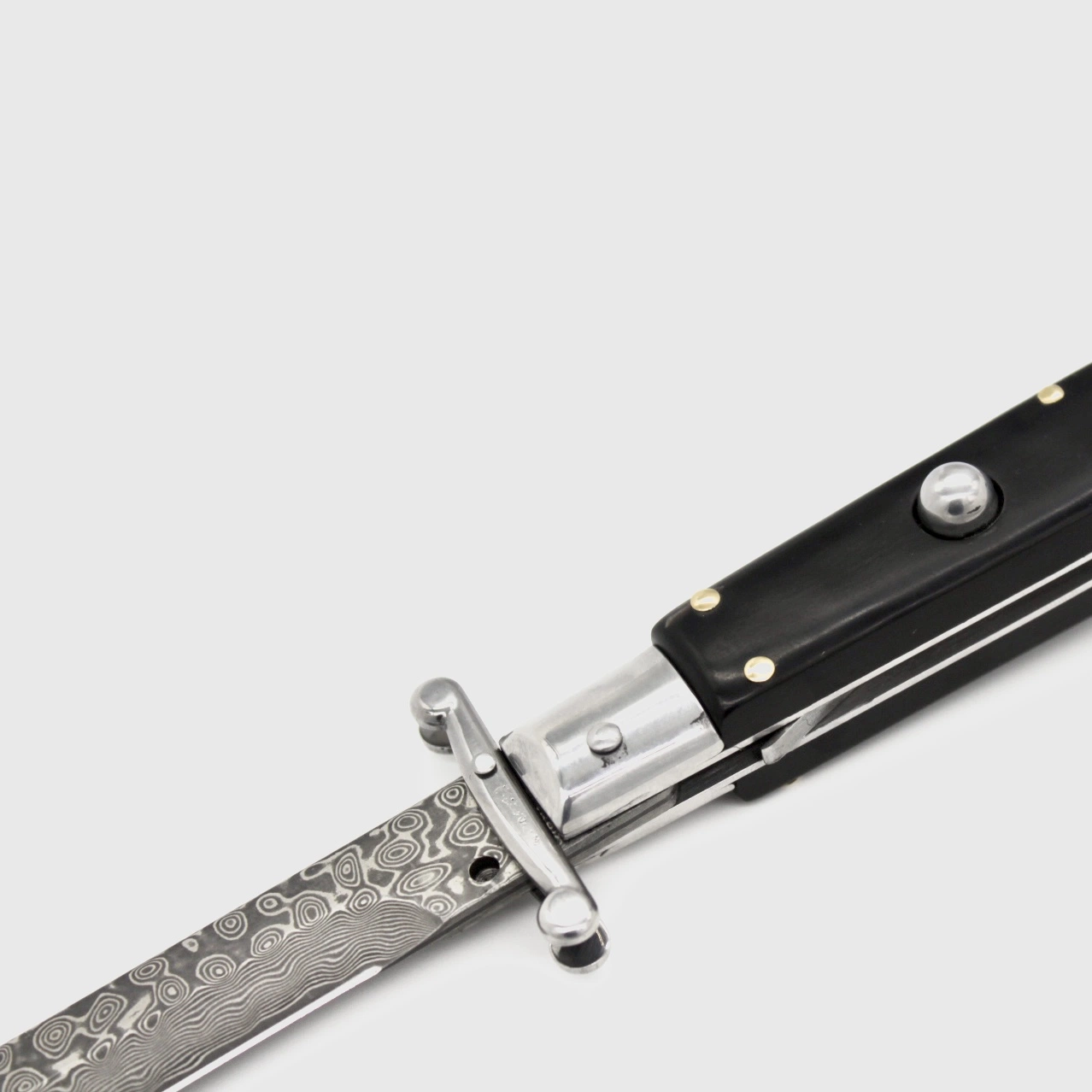 9'' T-One47 Swinguard Couteau automatique Otf Texture Switch Blade Poignée en corne