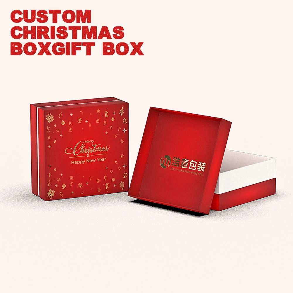 The Christmas Box Custom Shipping Boxes Packaging Gift Box Cardboard Cloths & Shoes Storage Box Packing Box Mailer Box Paper Box