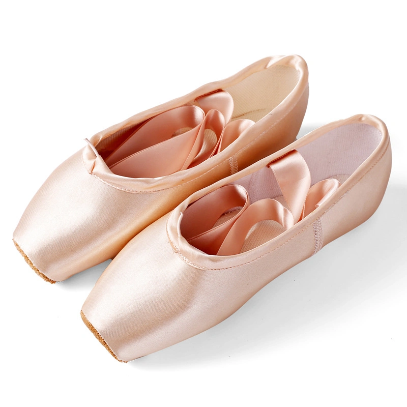 Großhandel Hochwertige Professionelle Mädchen Satin Rosa Ballett Tanz Pointe Schuhe