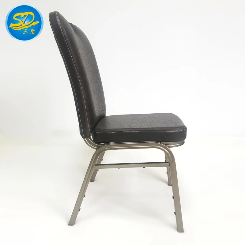 Hotel Furniture Gold Salon Chair Iron Banquet Chair From China