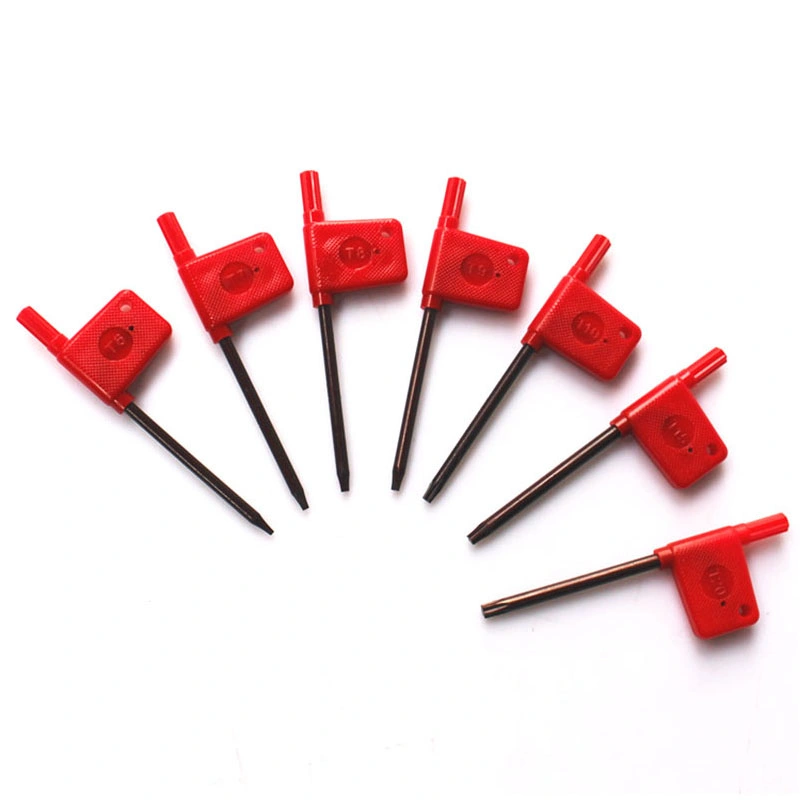 Red Flag/Yellow Flag/S2 T6/T7/T8/T9/T10/T15/T20/T25 Red Flag Torx Keys Wrench