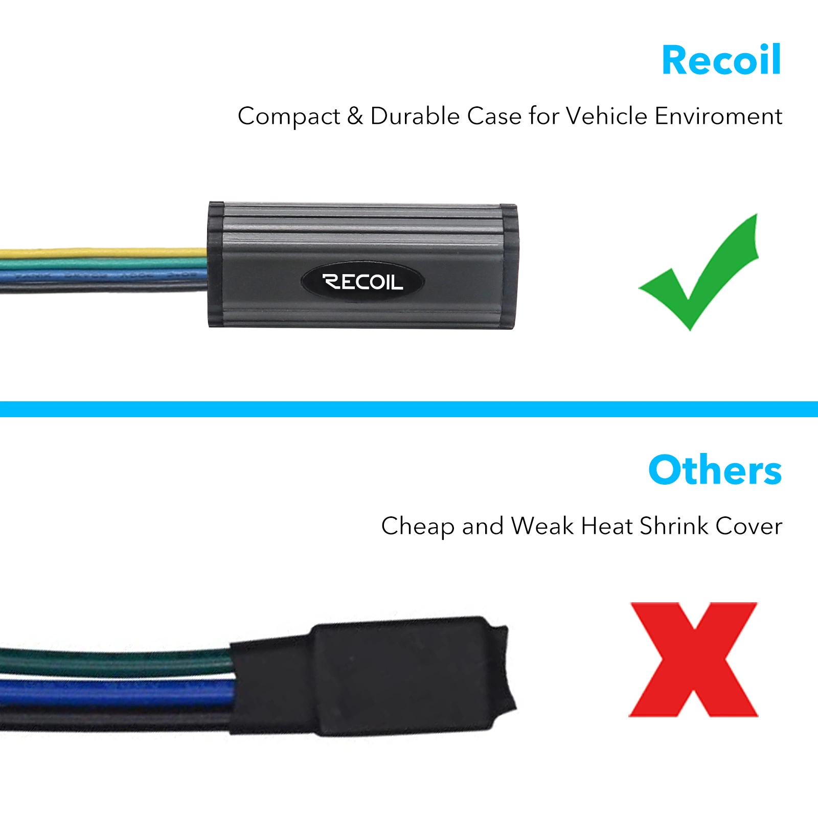 Edge Tri Universal Parking Brake Video Lockout Bypass Trigger in Motion Interface Modul für alle beliebten Alpine, Pioneer, Kenwood, Clarion, JVC und Sony Head