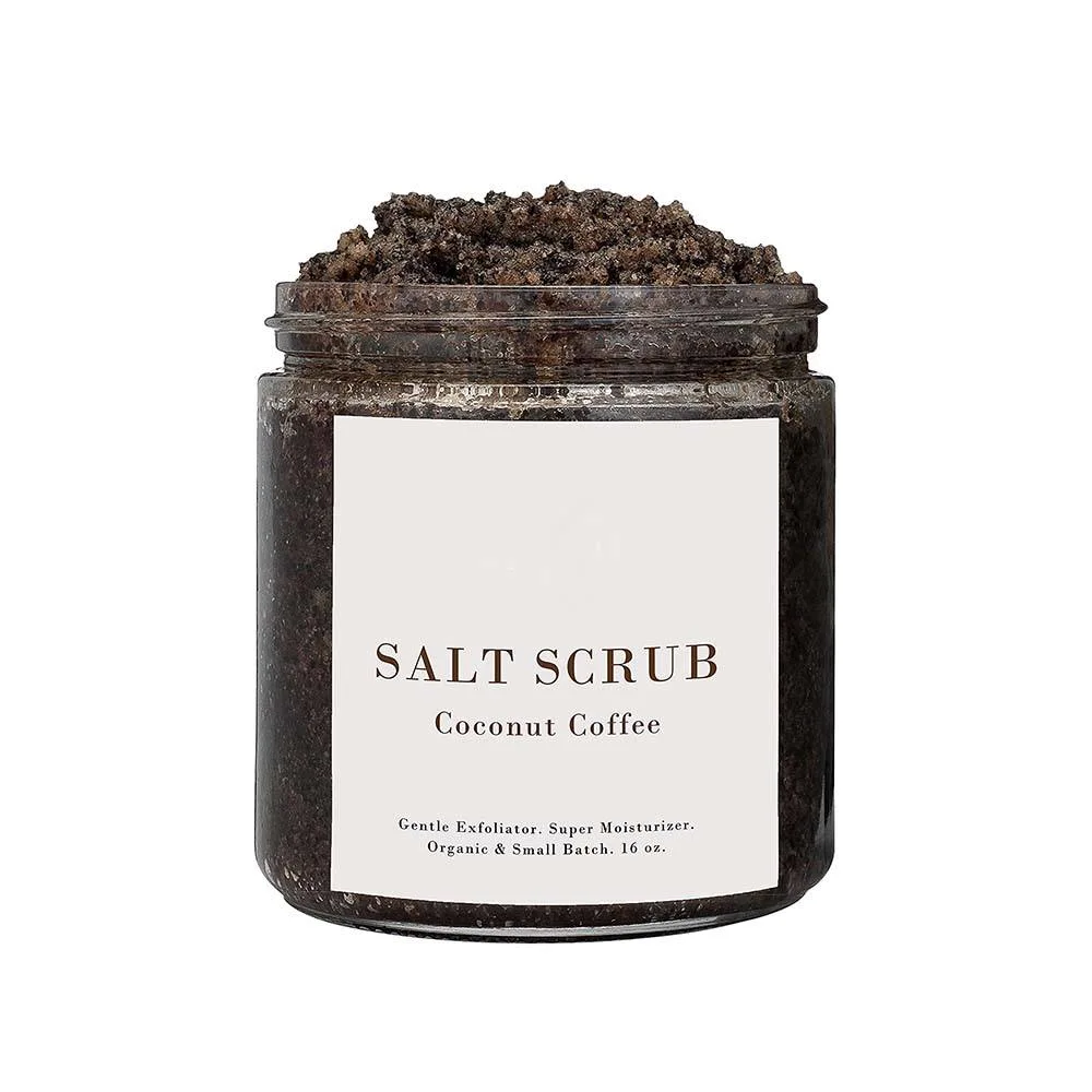 Hot Sale Body Scrub Private Label Skin Whitening Natural Organic Moisturizing Salt Coconut Coffee Body Scrub