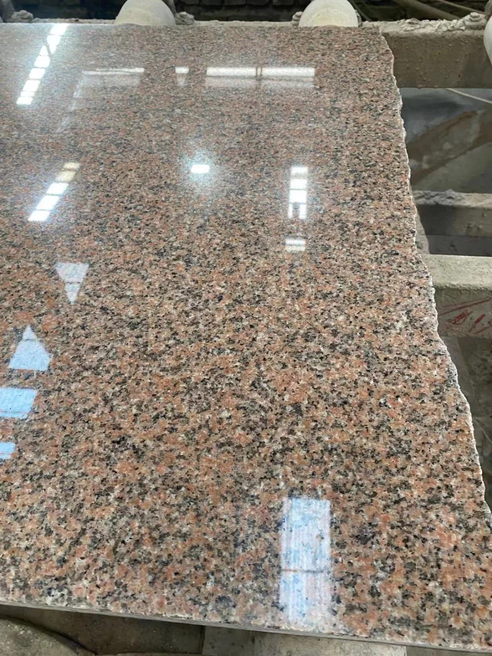 Top Quality China Cheap Sunrise Red Granite Tile for Building Wall Panel Kitchen Granito