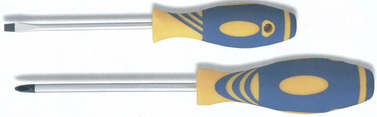 Cr-V шлицевую отвертку с плоским лезвием отвертки Phillips аппаратных средств