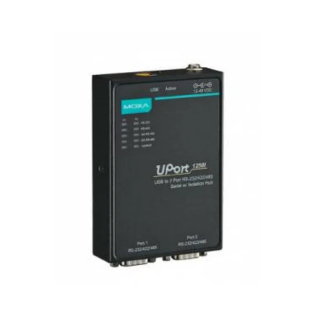 Moxa Industrial Ethernet Switch Uport 1250I USB2 Port with Light Barrier