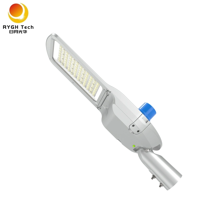 Outdoor öffentliche Straßenbeleuchtung LED Luces IP66 Fotozelle Schuhkarton Lampe Aluminium-Mastgehäuse 170lm/W integrierte 50W 100W 150W 200W LED Ampel