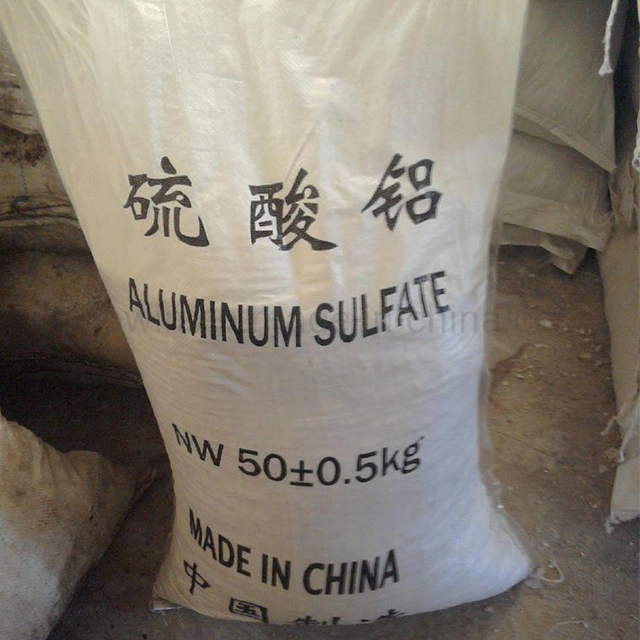 Factory Price 25kg 50kg Water Purificatio Aluminum Sulfate for Swimming Pool