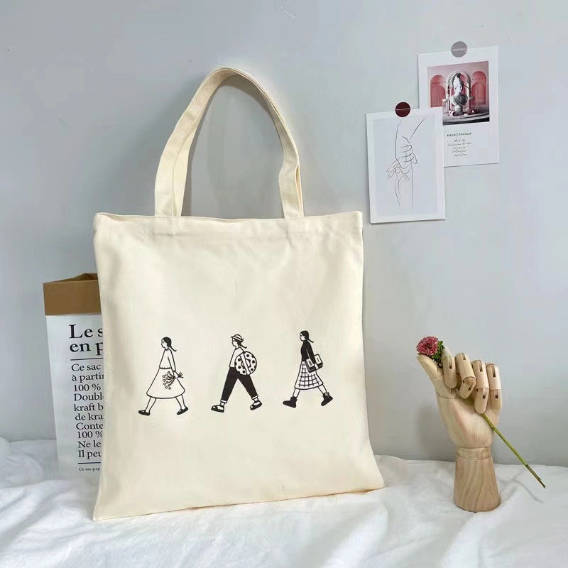 Good Quality Environmentally Friendly 12oz Customized Logo Cotton Tote Canvas Bag