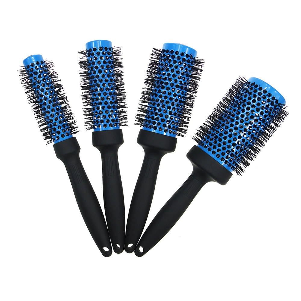 Ceramic Custom Logo Wholesale Bristle Round Hair Brush