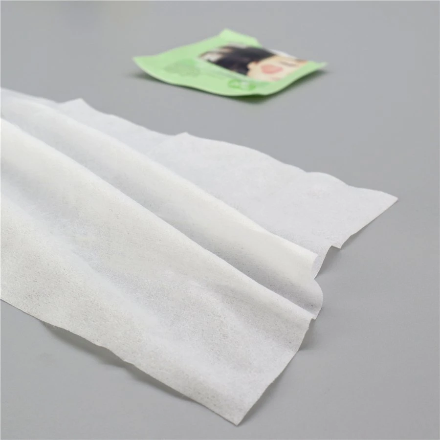 Wz Natural Fabric Biodegradable Baby Wet Wipes Organic Baby Wipes Single Packing Face Tissues