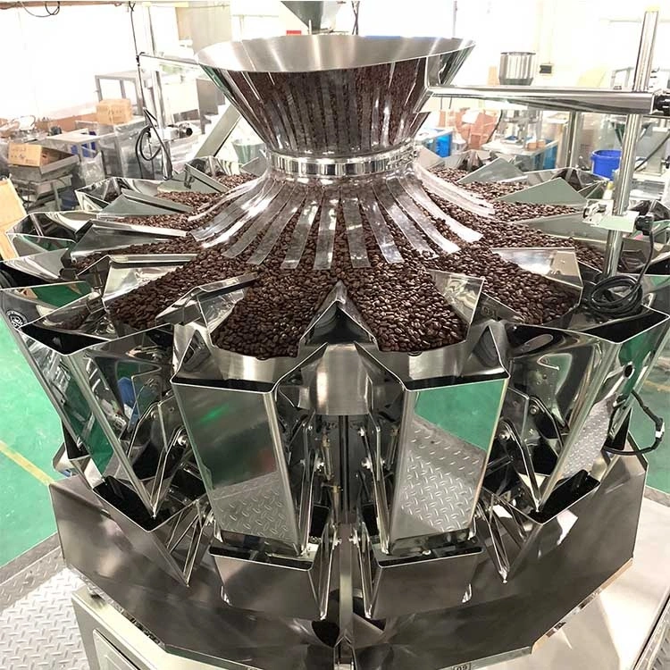 High Accuracy 500g 1kg Automatic Weighing Roasted Coffee Beans Packing Machine