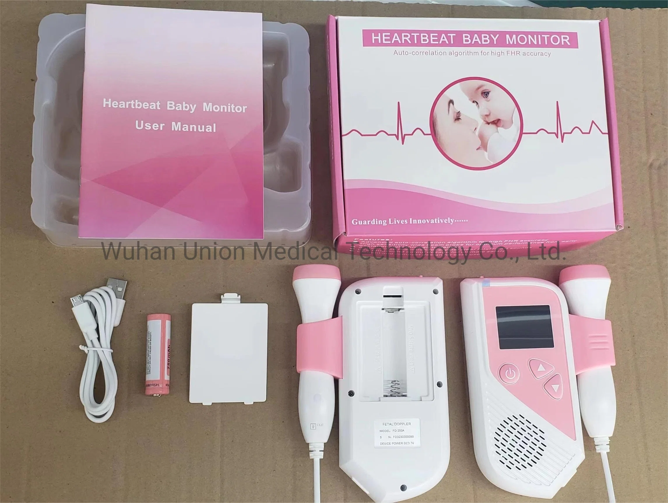 Vet un pequeño animal perro gato Medición ultrasónica Detector de frecuencia cardíaca Fetal Doppler