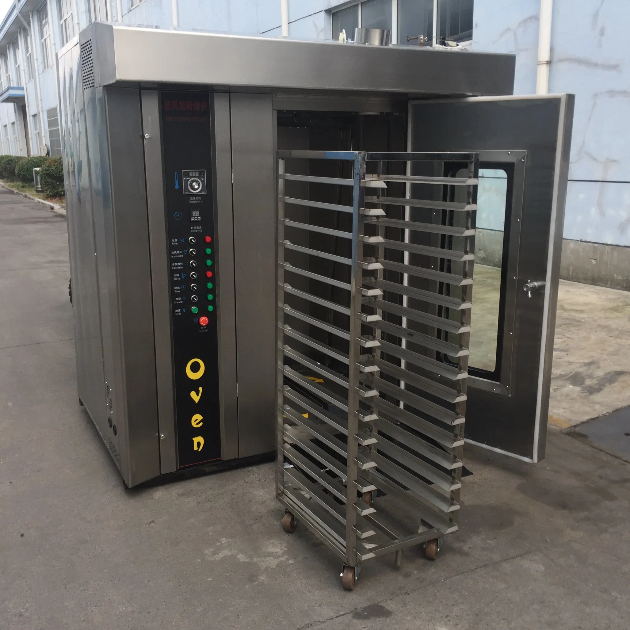 16/32/64 Trays Rotary Rack Oven with Electric /Diesel /Gas Heating Rotary Oven Rotary Oven Equipment Restaurant Equipment Bakery Oven Machine Bakery Equipment