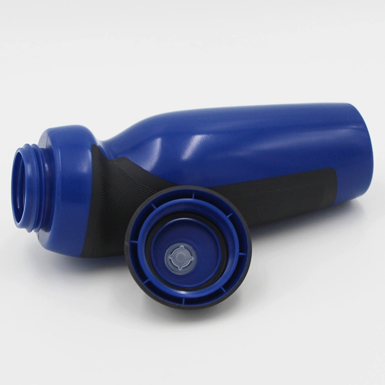 Горячая продажа Логотип велосипед на велосипеде напиток пластиковую бутылку воды со сдавливаемой трубой и спорта