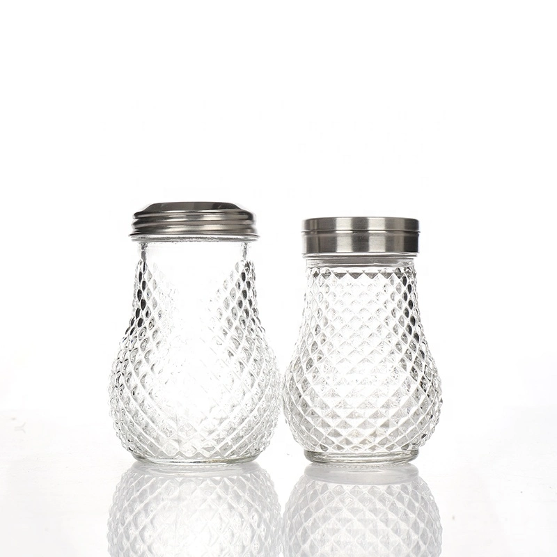 Salt and Pepper Shakers 120ml 200ml Spice Jar Small Empty Glass Bottle with Shaker