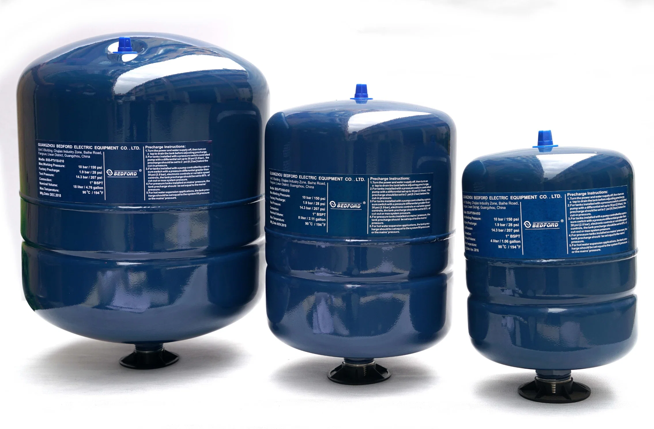 Bedford Polypropylene FDA-Approved Hight-Quality Pressure Tank