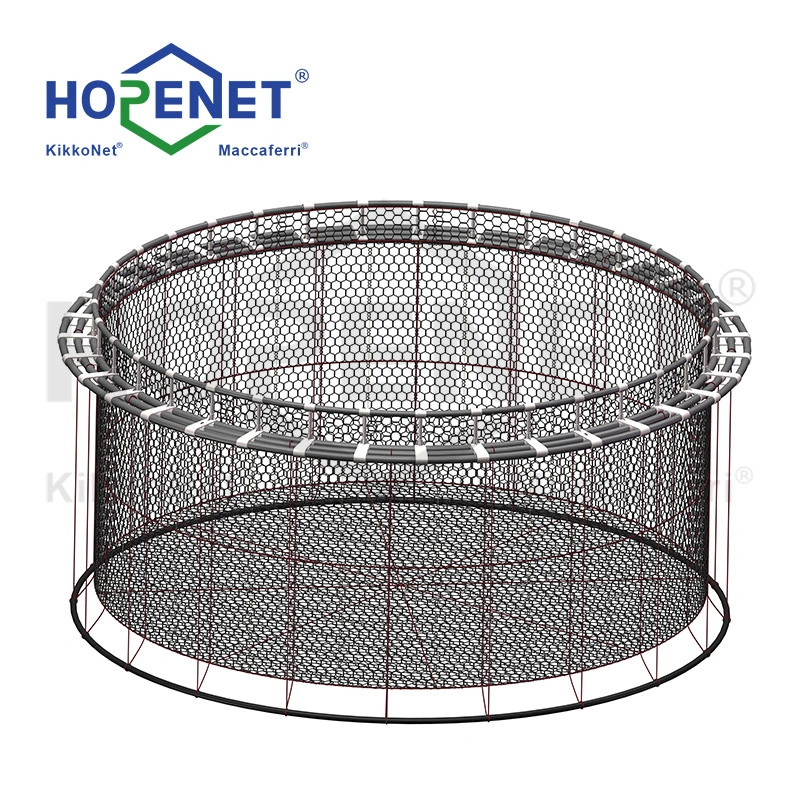 Hopenet Aquaculture Trap Fish Farm Net Cage Plastic Net Aquaculture Mesh