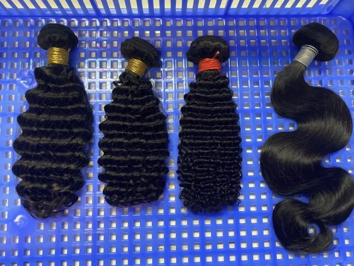 Natural Human Hair Weave Bundle, Original Brazilian Human Hair Extension, Wholesale/Supplier Virgin Human Hair Cuticle Aligned Hair